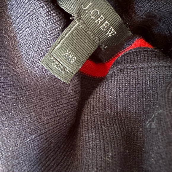 🔴JCrew 100% Merino Wool Stripped Turtleneck (Great Condition) - Picture 7 of 8